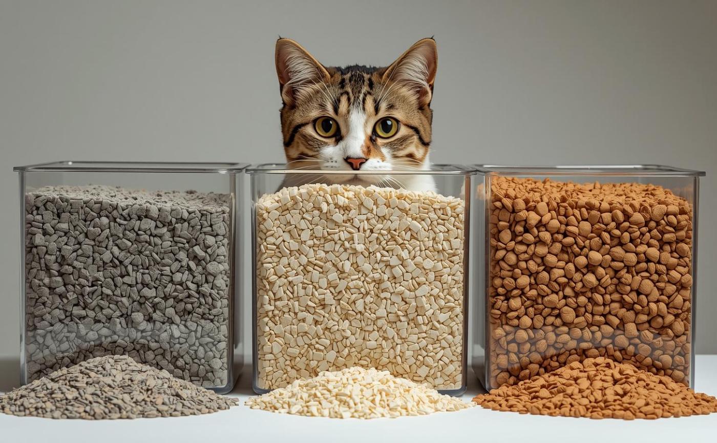 貓砂挑選全指南：礦砂、豆腐砂、木屑砂優缺點深度解析與無痛換砂技巧